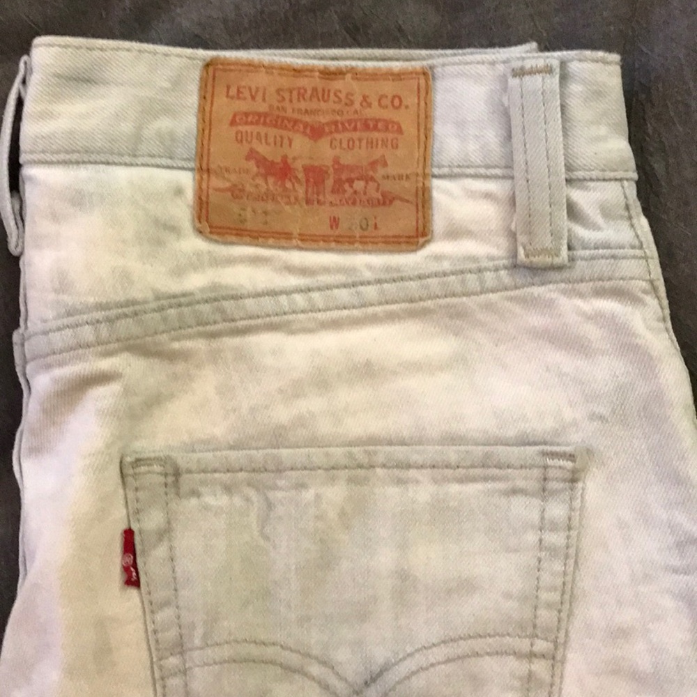 Vintage Levi cutoff jeans in their 511 style